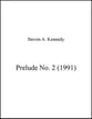 Prelude No. 2 Organ sheet music cover